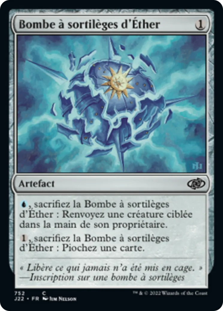 Bombe à sortilèges d'Aether — Jumpstart 2022 — Magic: The Gathering