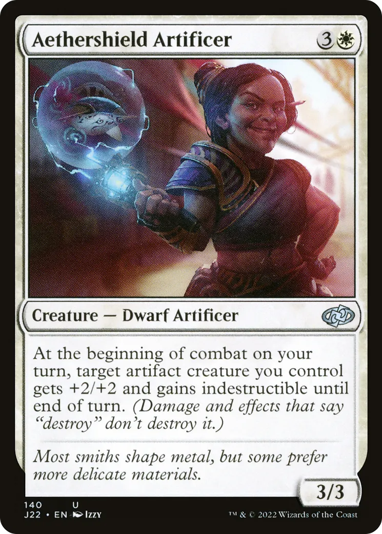 Aethershield Artificer from Jumpstart 2022 - Magic: The Gathering