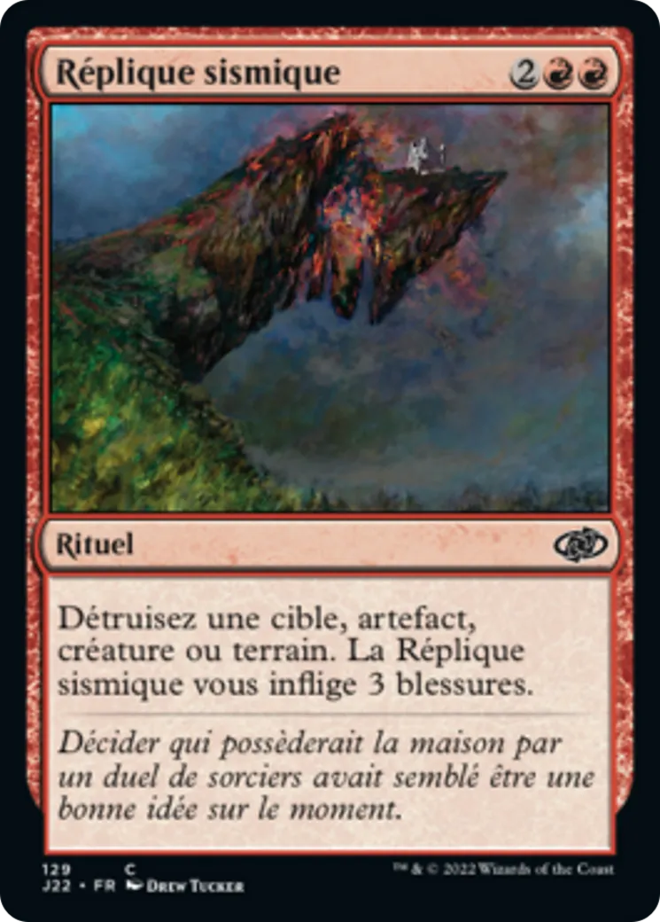 Réplique sismique — Jumpstart 2022 — Magic: The Gathering