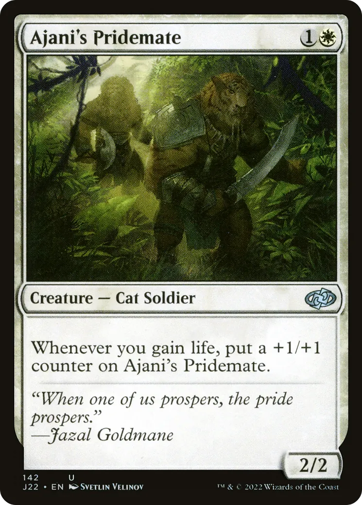 Ajani's Pridemate — Jumpstart 2022 — Magic: The Gathering