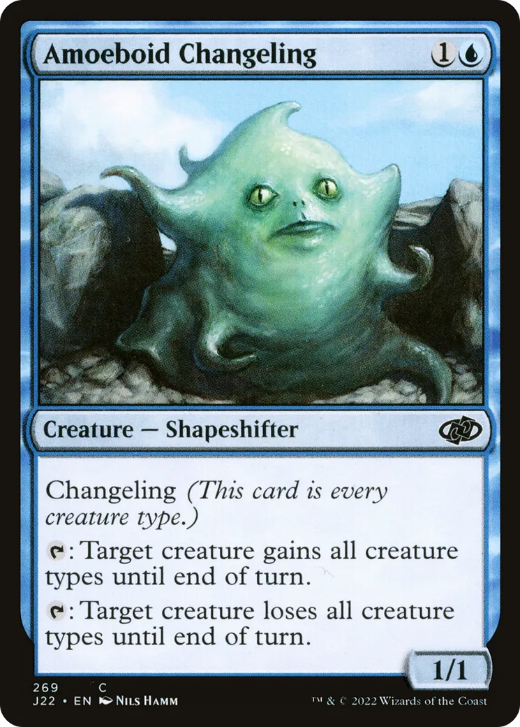 Amoeboid Changeling — Jumpstart 2022 — Magic: The Gathering