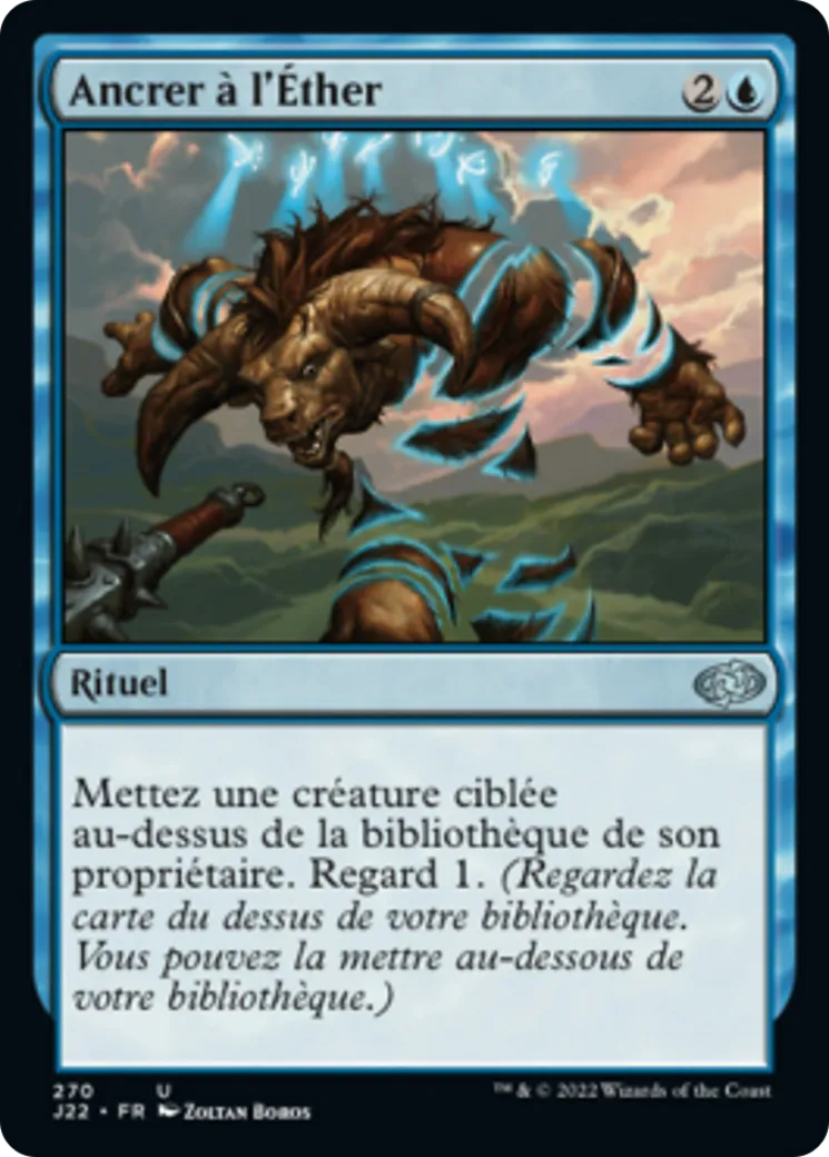 Ancrer à l'Aether — Jumpstart 2022 — Magic: The Gathering