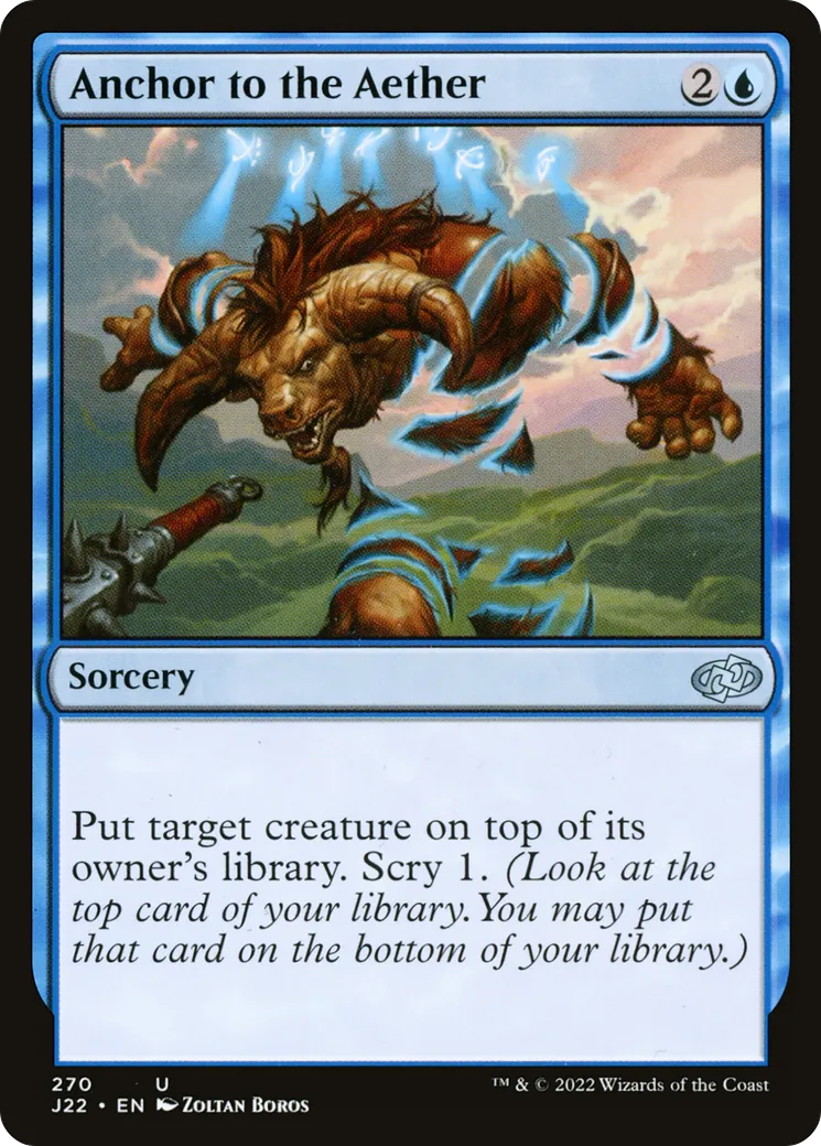 Anchor to the Aether — Jumpstart 2022 — Magic: The Gathering