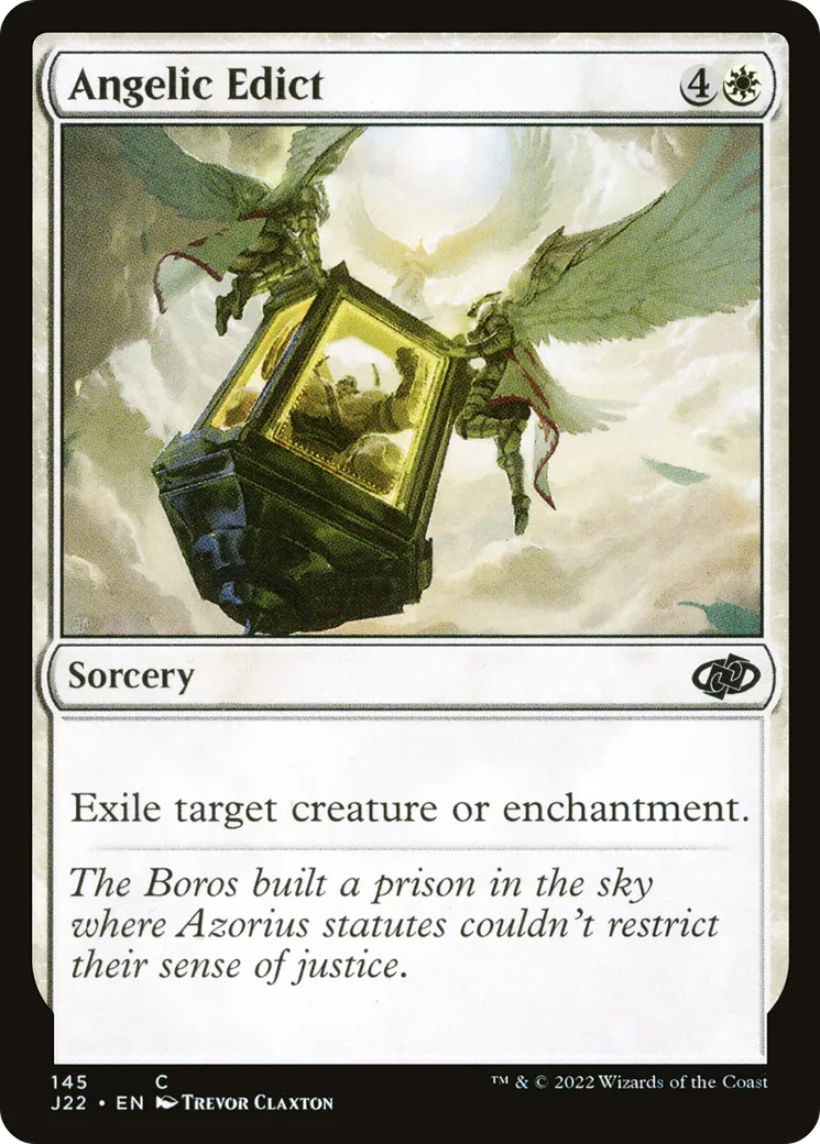Angelic Edict — Jumpstart 2022 — Magic: The Gathering