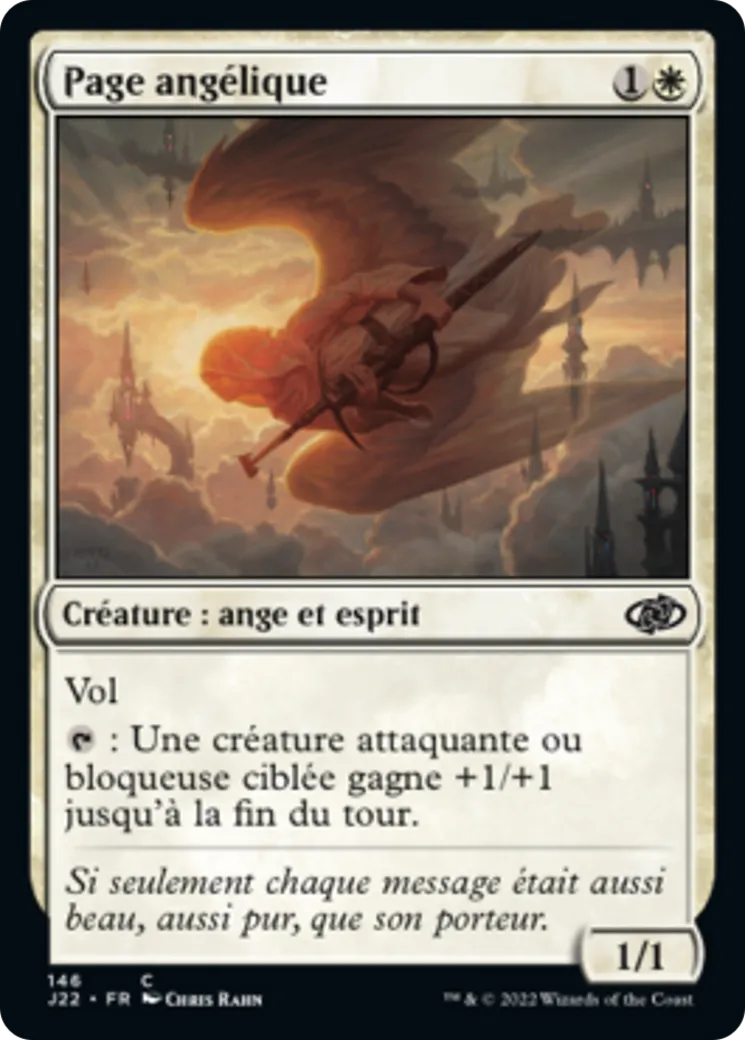 Page angélique — Jumpstart 2022 — Magic: The Gathering