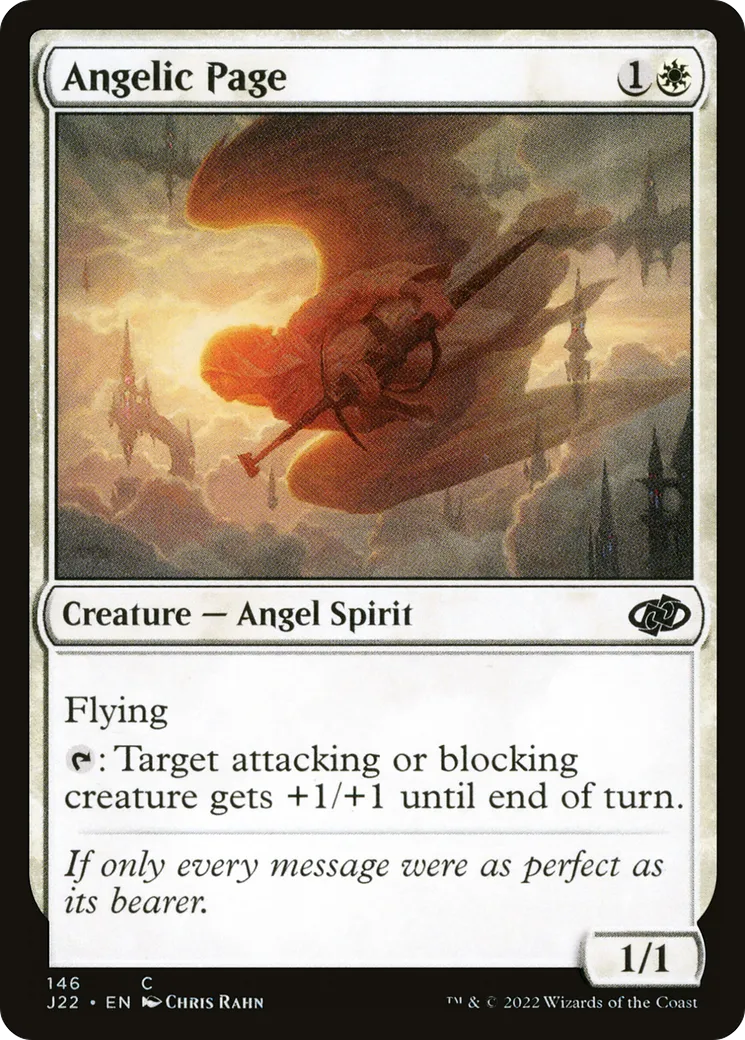 Angelic Page — Jumpstart 2022 — Magic: The Gathering