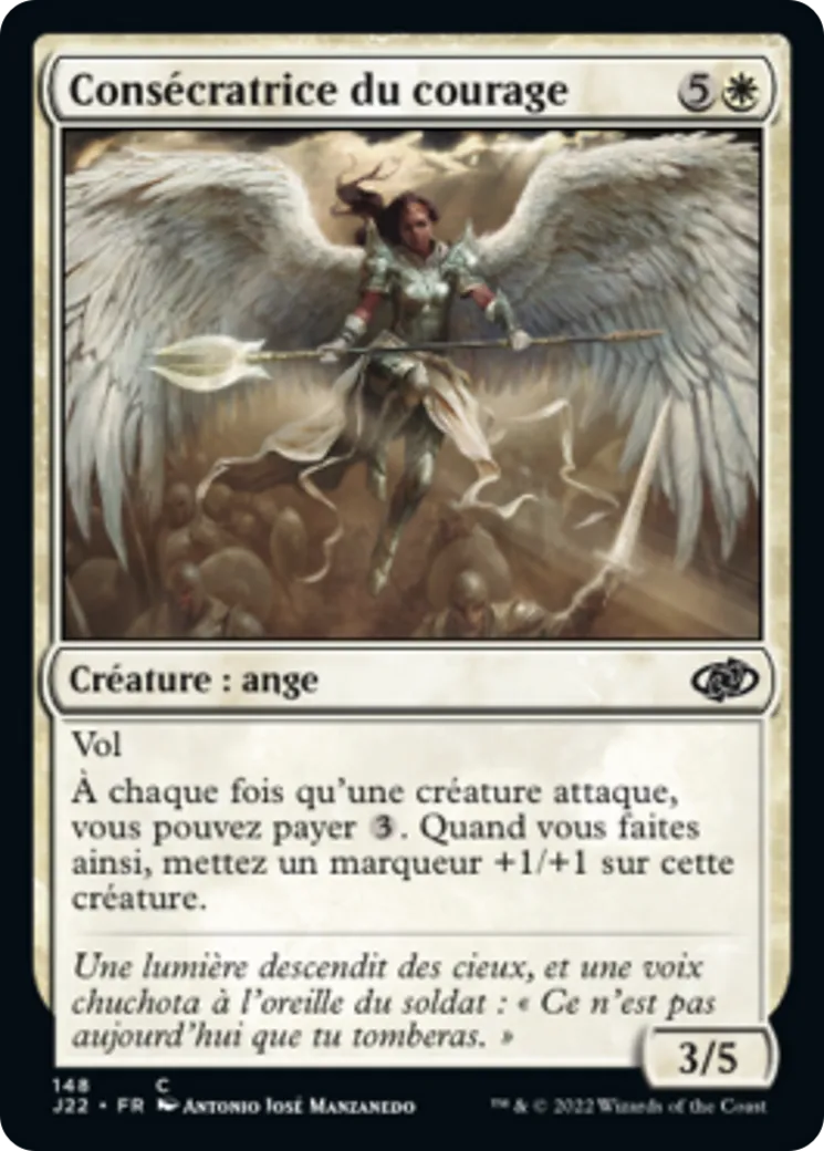 Consécratrice du courage — Jumpstart 2022 — Magic: The Gathering