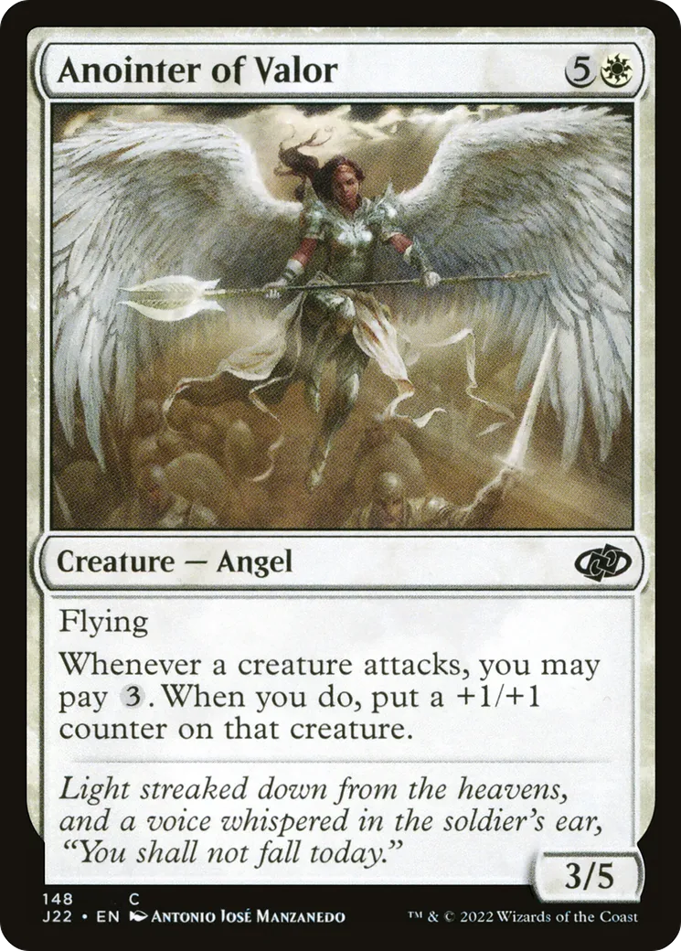 Anointer of Valor — Jumpstart 2022 — Magic: The Gathering