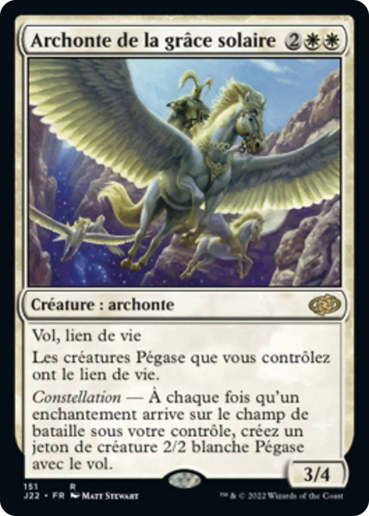 Archonte de la grâce solaire — Jumpstart 2022 — Magic: The Gathering