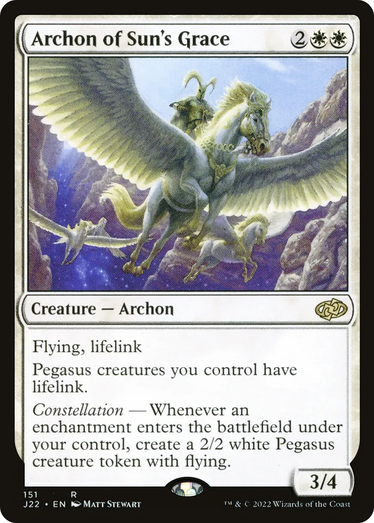 Archon of Sun's Grace — Jumpstart 2022 — Magic: The Gathering