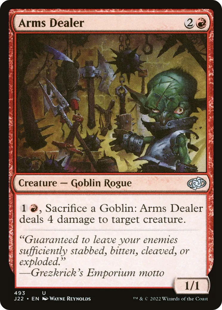 Arms Dealer — Jumpstart 2022 — Magic: The Gathering