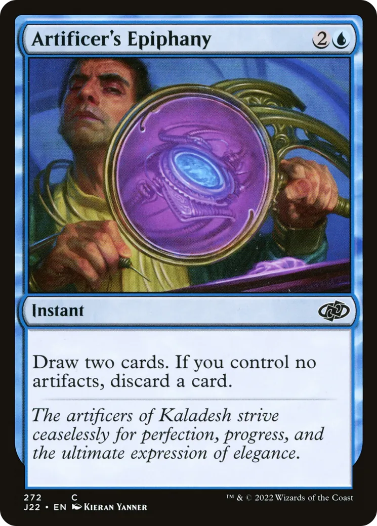 Artificer's Epiphany — Jumpstart 2022 — Magic: The Gathering