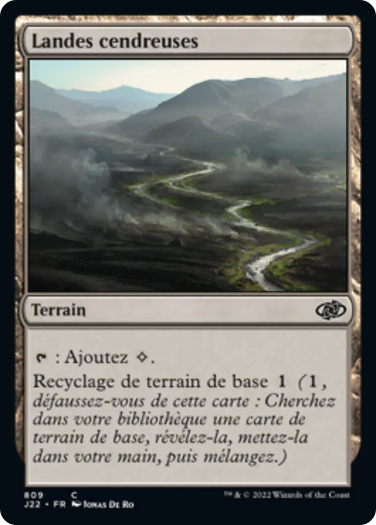 Landes cendreuses — Jumpstart 2022 — Magic: The Gathering