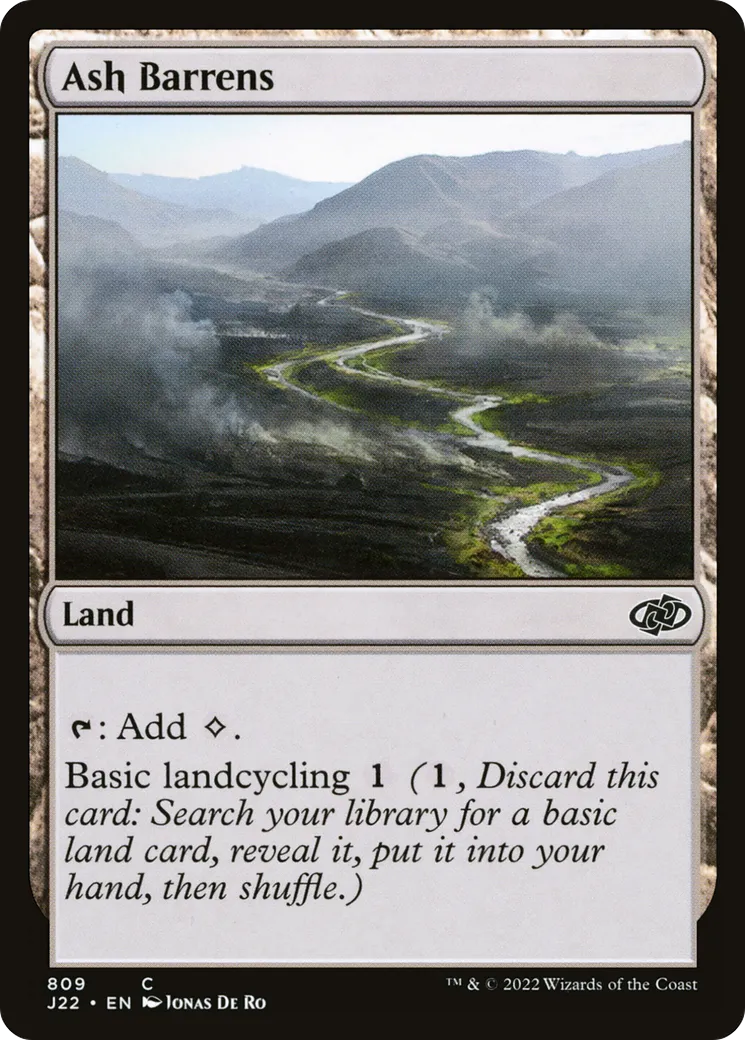 Ash Barrens — Jumpstart 2022 — Magic: The Gathering