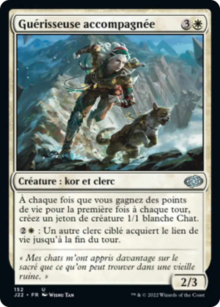 Guérisseuse accompagnée — Jumpstart 2022 — Magic: The Gathering
