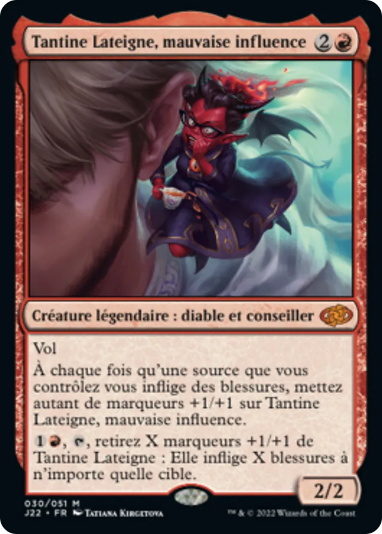 Tantine Lateigne, mauvaise influence — Jumpstart 2022 — Magic: The Gathering