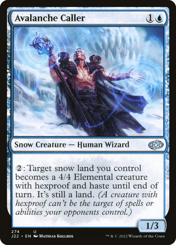 Avalanche Caller from Jumpstart 2022 - Magic: The Gathering