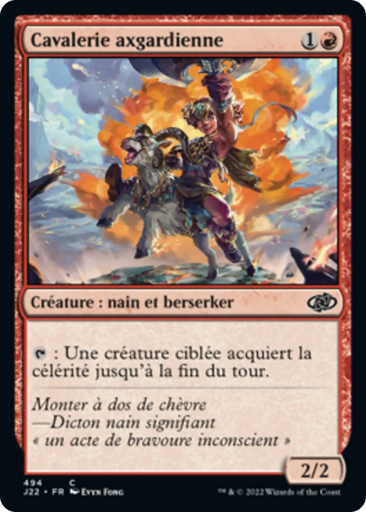 Cavalerie axgardienne — Jumpstart 2022 — Magic: The Gathering