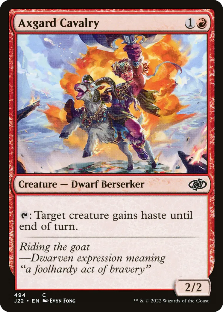 Axgard Cavalry — Jumpstart 2022 — Magic: The Gathering