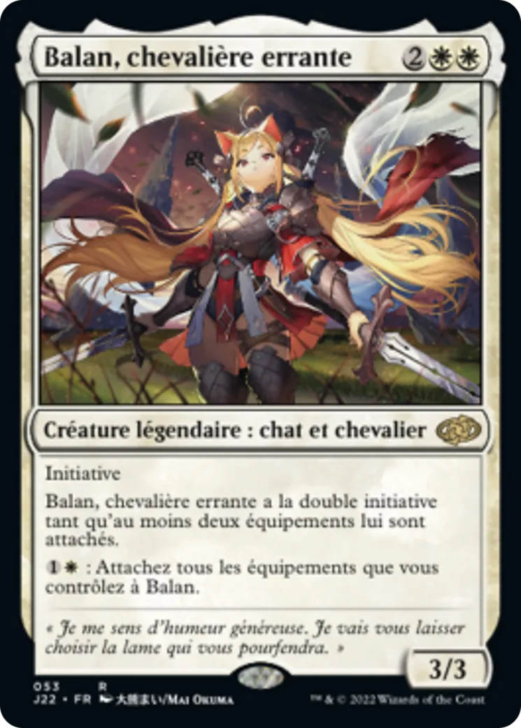 Balan, chevalière errante — Jumpstart 2022 — Magic: The Gathering