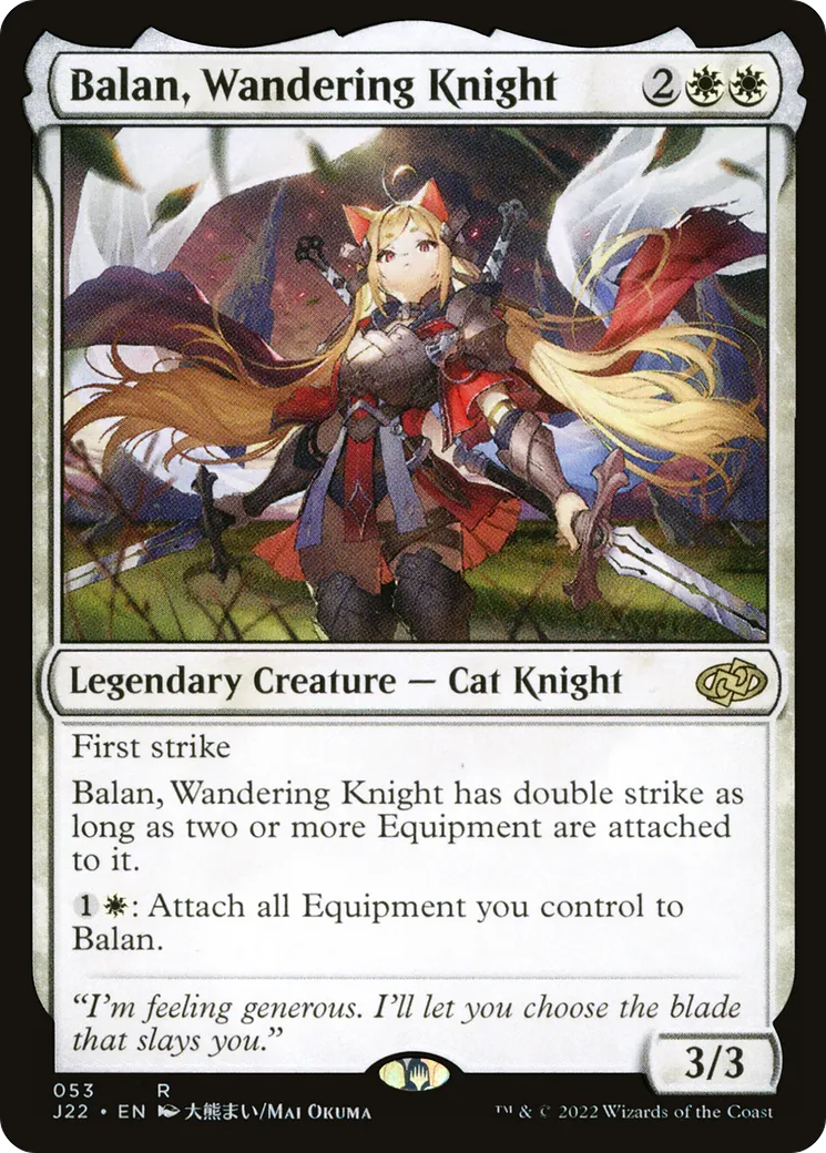 Balan, Wandering Knight — Jumpstart 2022 — Magic: The Gathering
