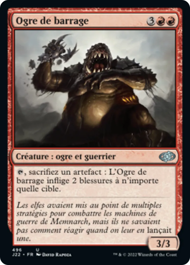 Ogre de barrage — Jumpstart 2022 — Magic: The Gathering
