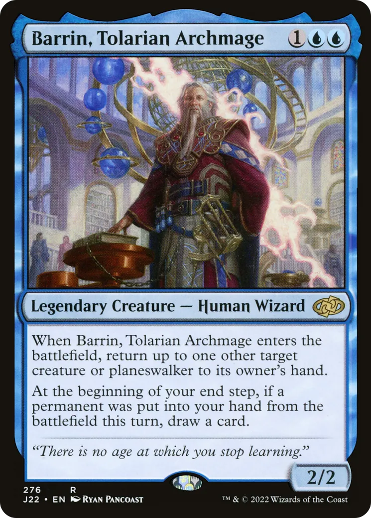 Barrin, Tolarian Archmage — Jumpstart 2022 — Magic: The Gathering