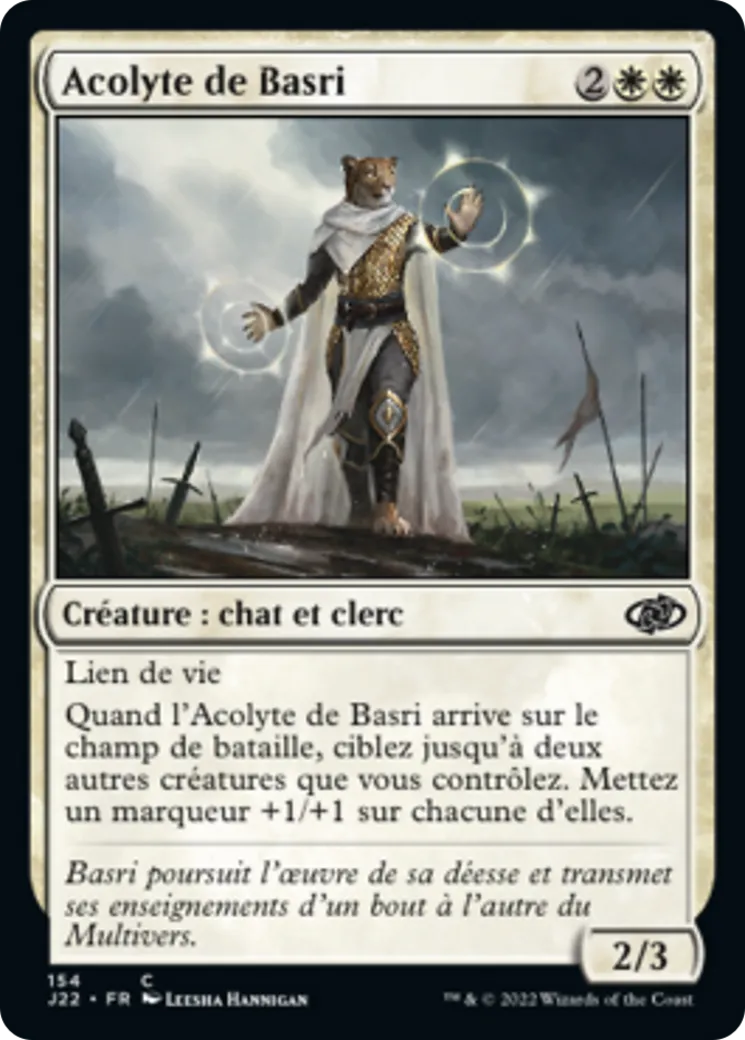 Acolyte de Basri — Jumpstart 2022 — Magic: The Gathering