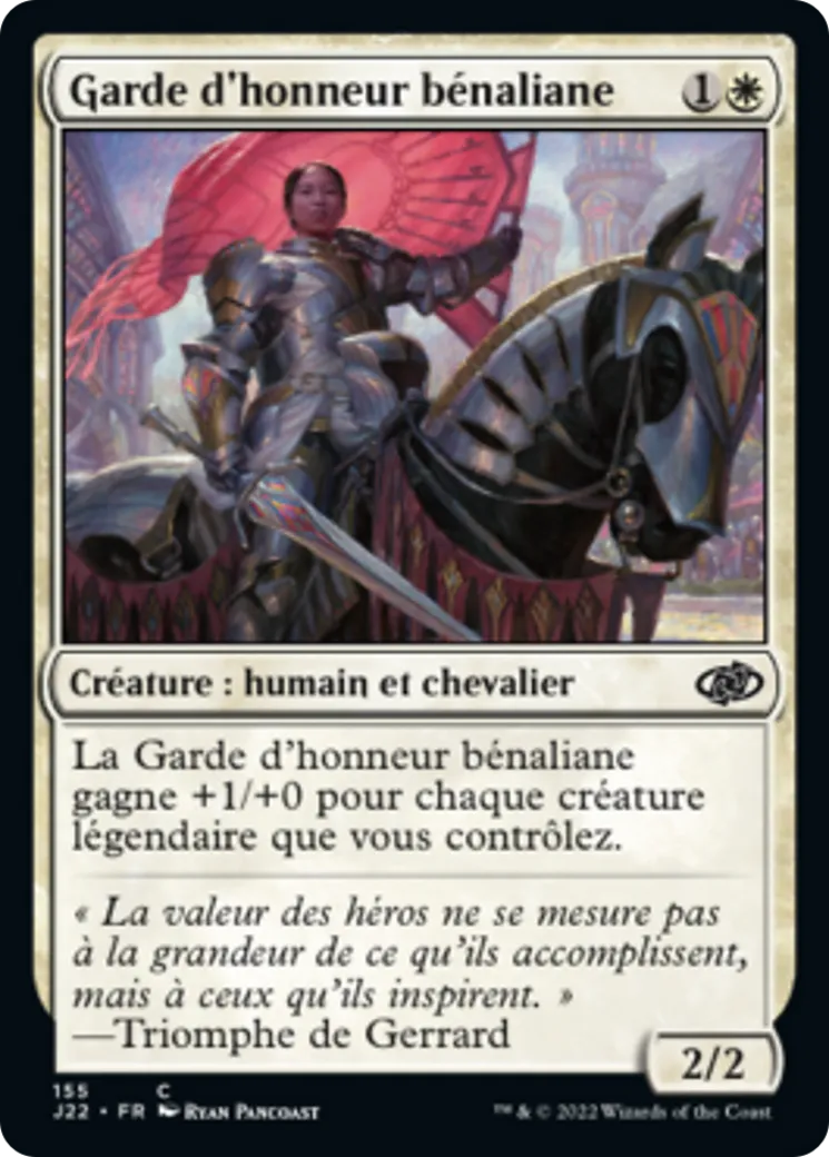 Garde d'honneur bénaliane — Jumpstart 2022 — Magic: The Gathering