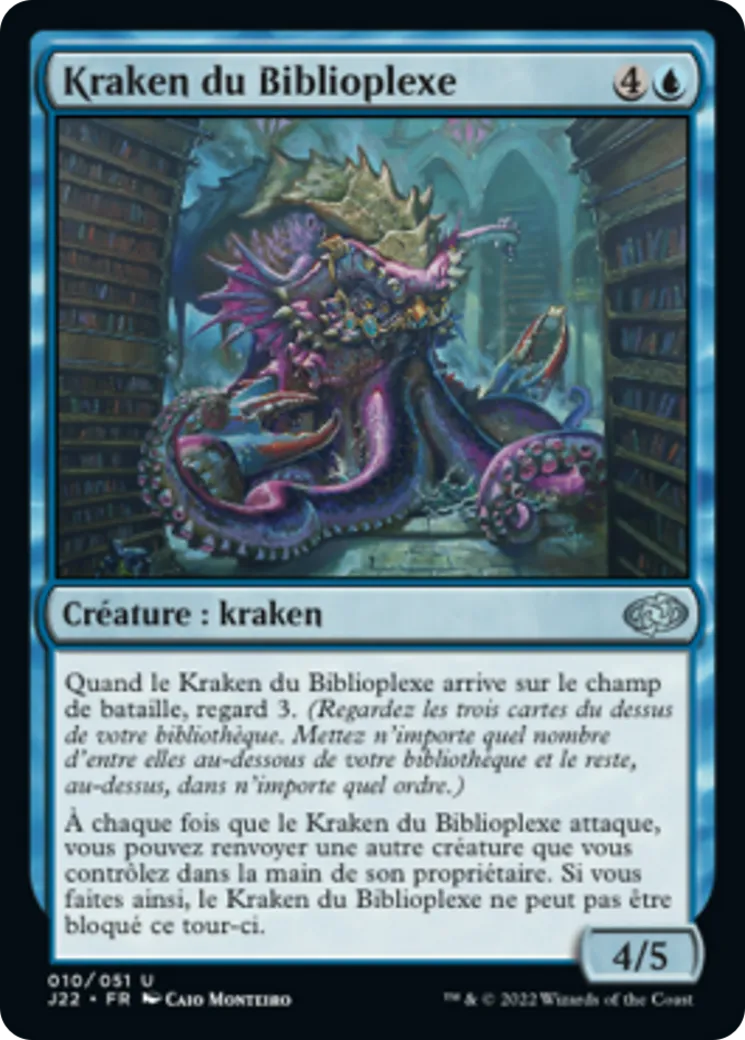Kraken du Biblioplexe — Jumpstart 2022 — Magic: The Gathering