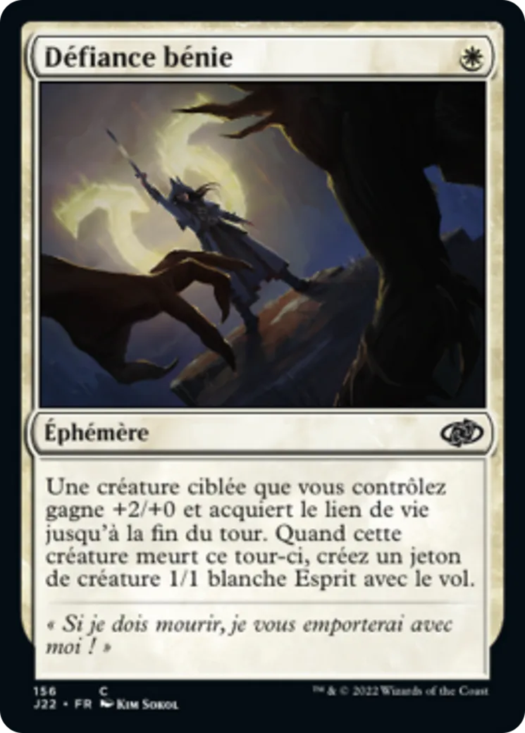 Défiance bénie — Jumpstart 2022 — Magic: The Gathering