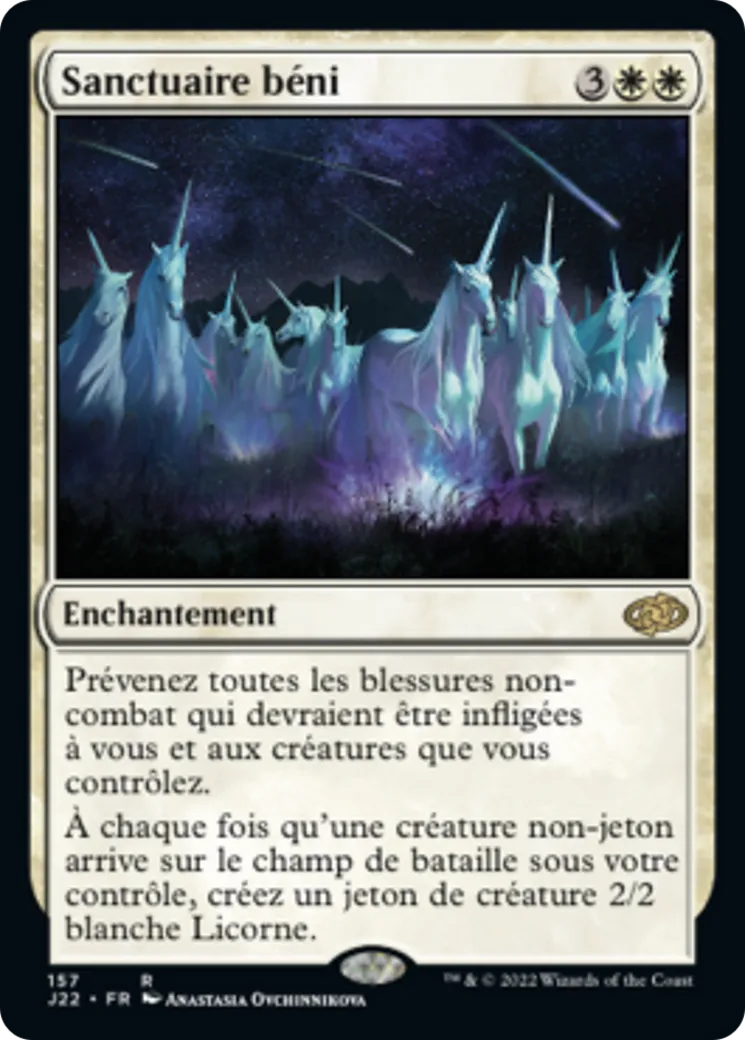 Sanctuaire béni — Jumpstart 2022 — Magic: The Gathering