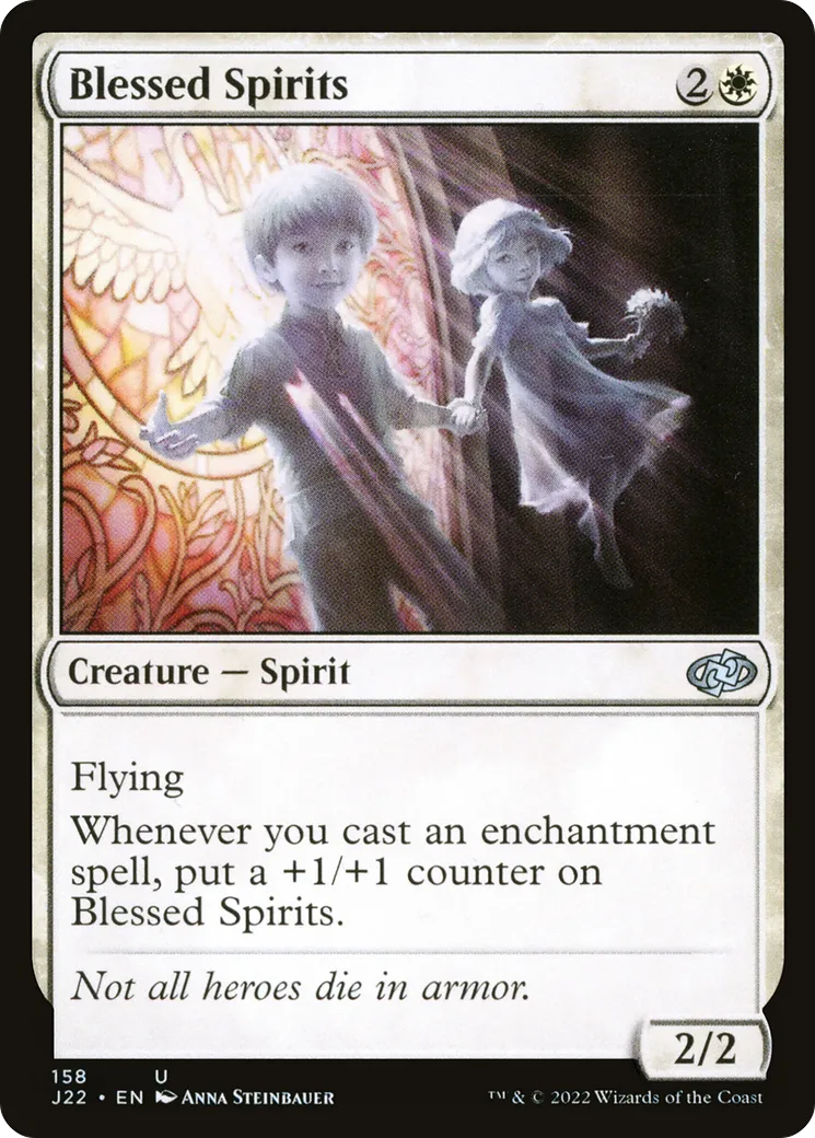 Blessed Spirits — Jumpstart 2022 — Magic: The Gathering