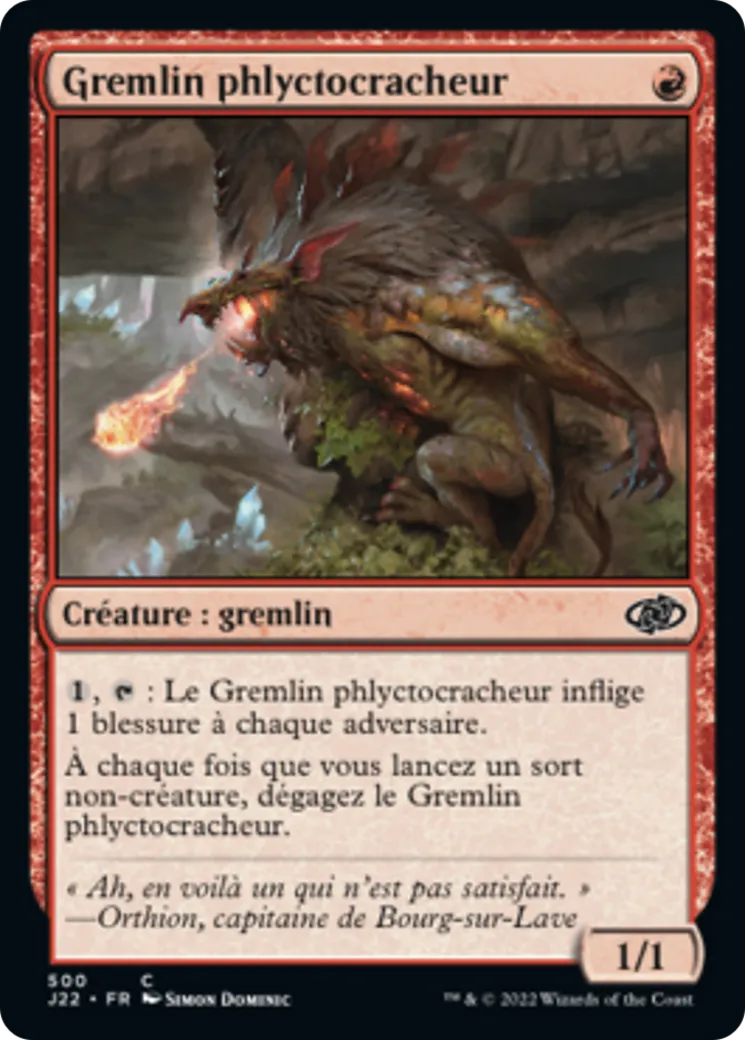 Gremlin phlyctocracheur — Jumpstart 2022 — Magic: The Gathering