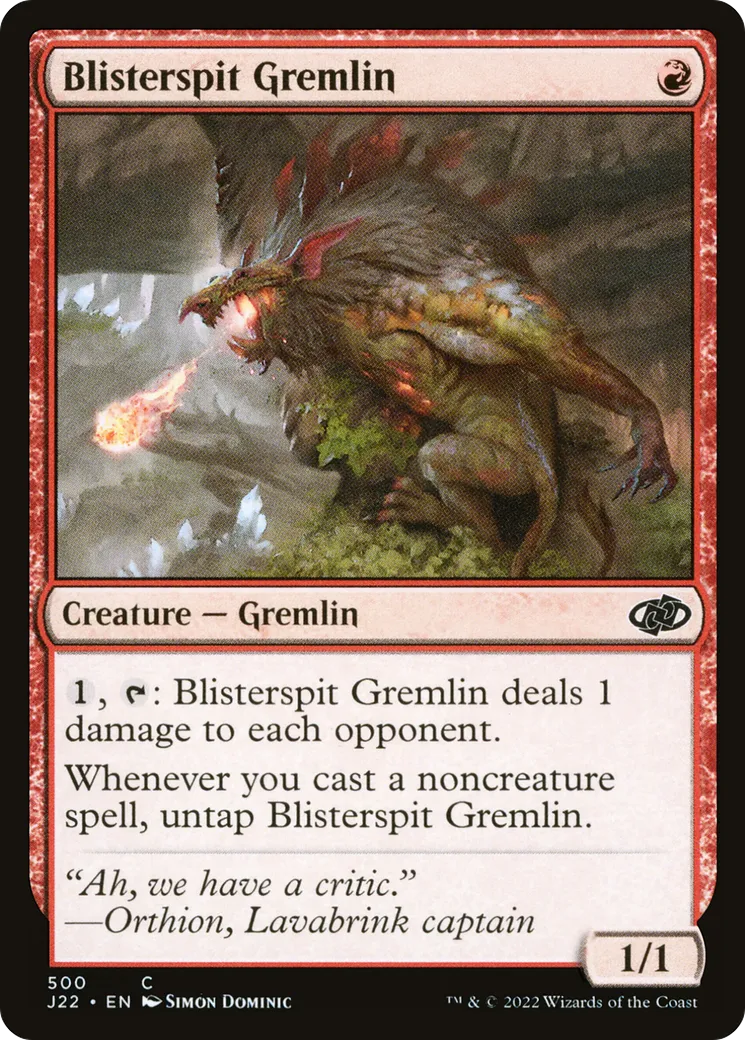 Blisterspit Gremlin — Jumpstart 2022 — Magic: The Gathering