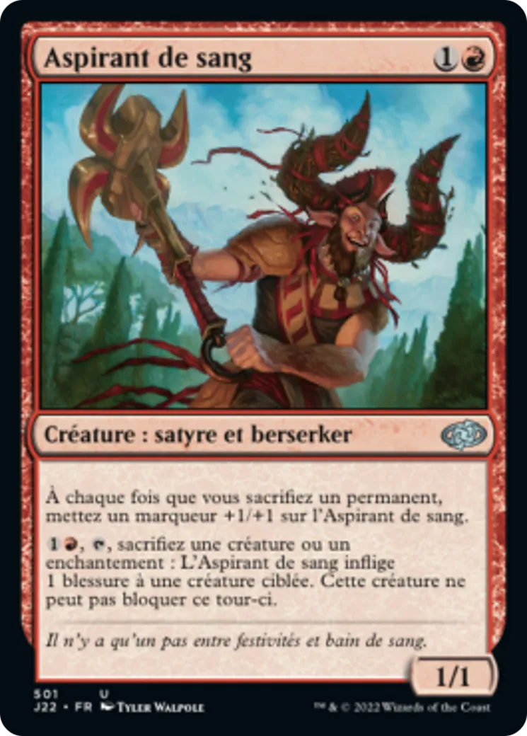 Aspirant de sang — Jumpstart 2022 — Magic: The Gathering