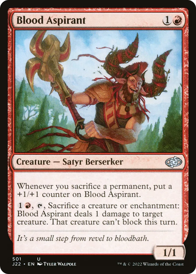 Blood Aspirant — Jumpstart 2022 — Magic: The Gathering