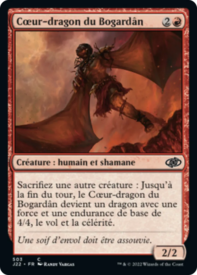 Cœur-dragon du Bogardân — Jumpstart 2022 — Magic: The Gathering