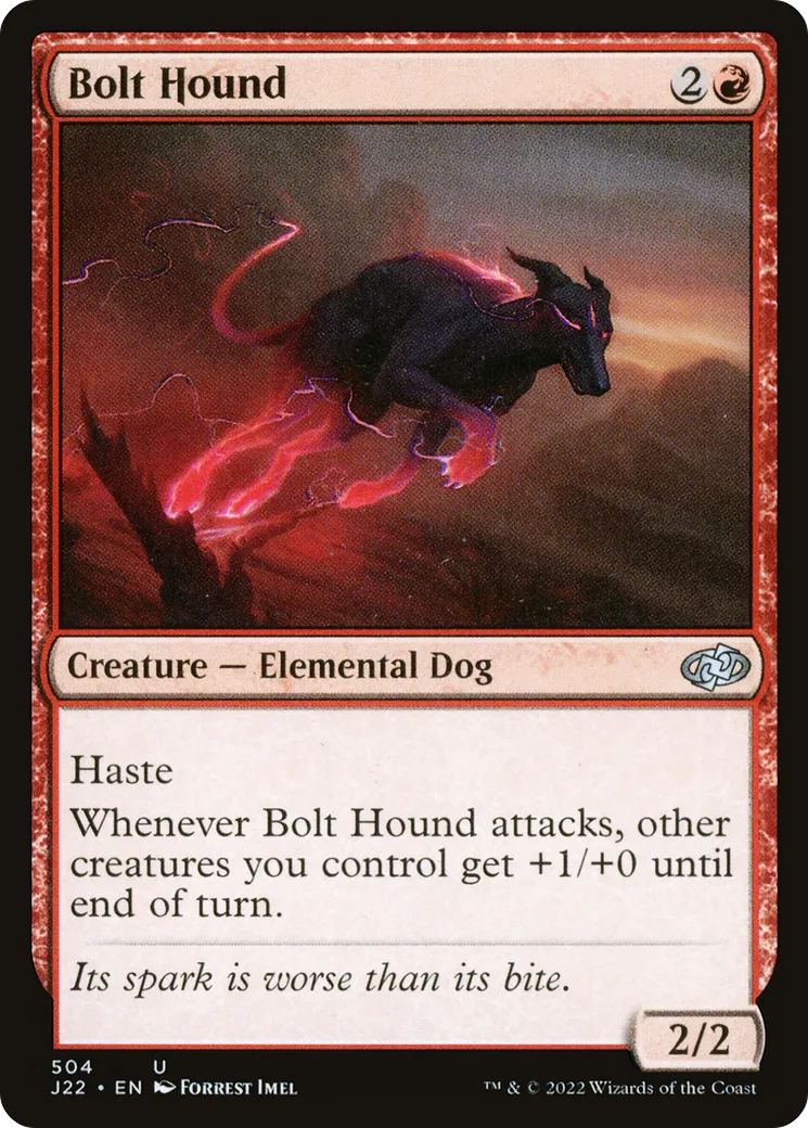 Bolt Hound — Jumpstart 2022 — Magic: The Gathering