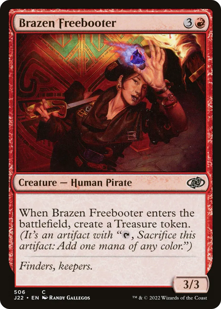 Brazen Freebooter — Jumpstart 2022 — Magic: The Gathering