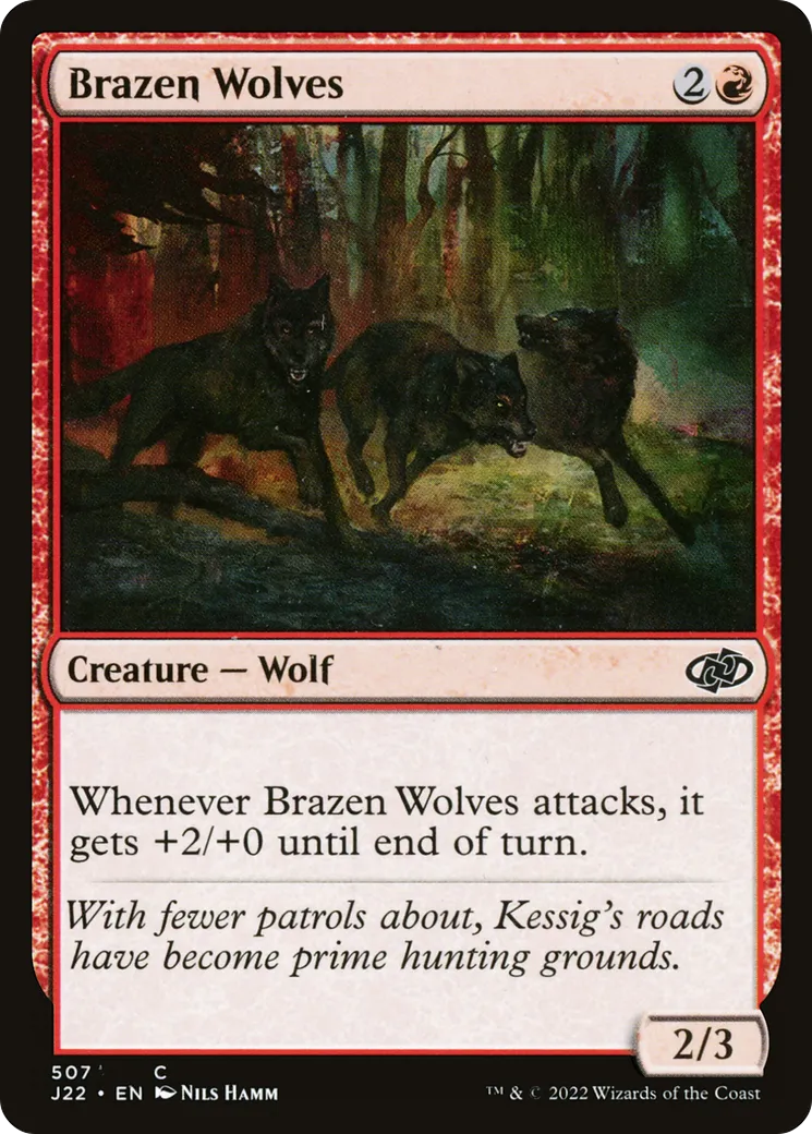 Brazen Wolves — Jumpstart 2022 — Magic: The Gathering