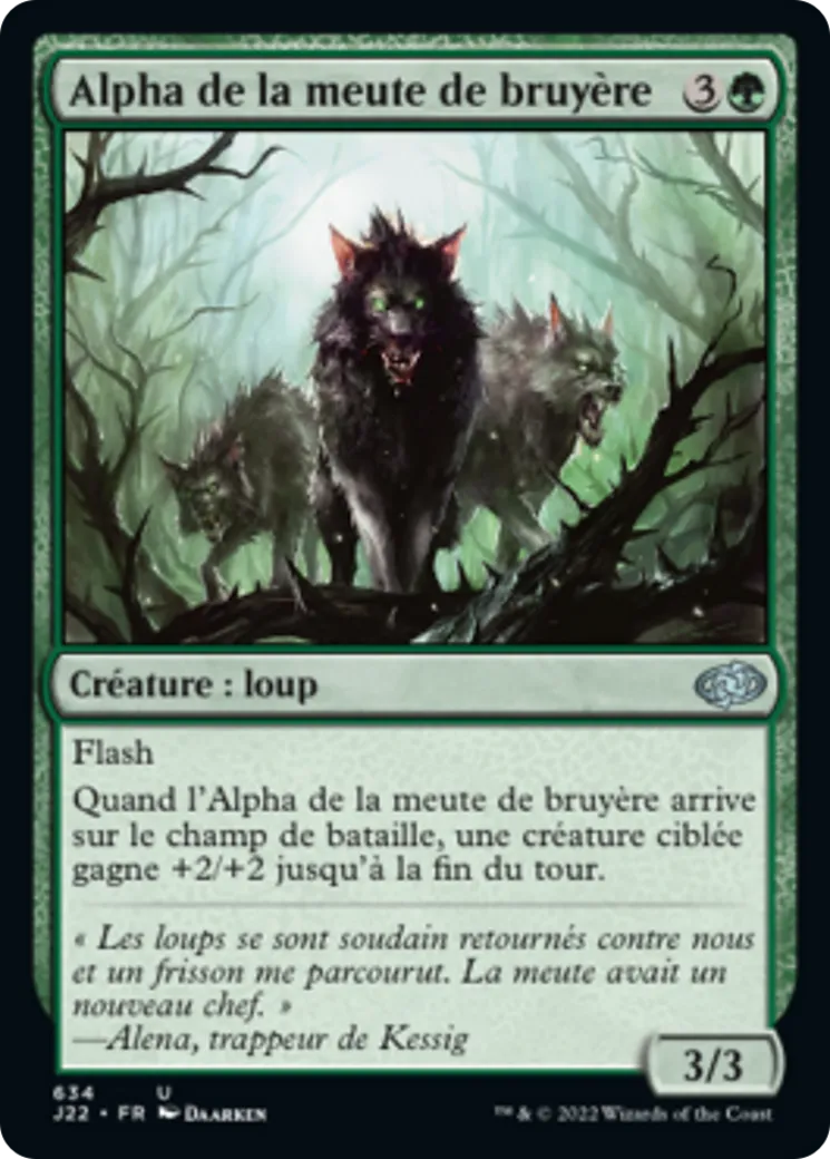 Alpha de la meute de bruyère — Jumpstart 2022 — Magic: The Gathering
