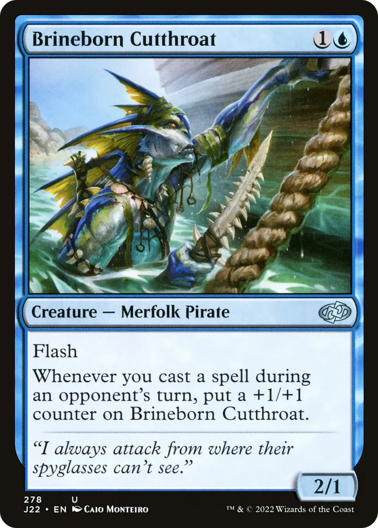 Brineborn Cutthroat — Jumpstart 2022 — Magic: The Gathering