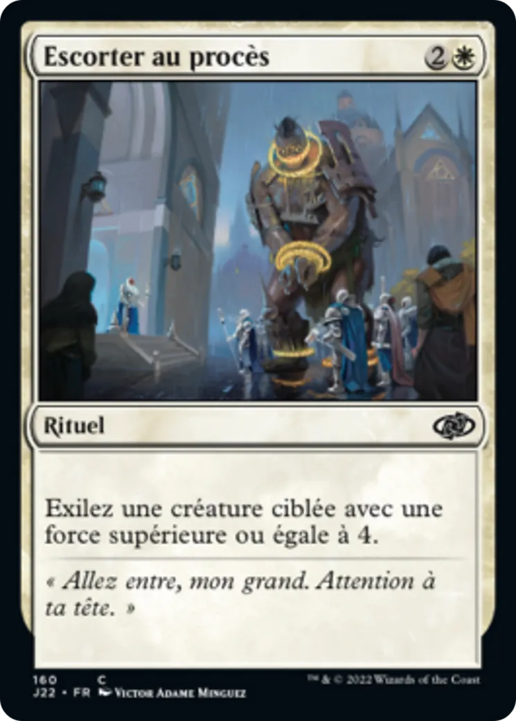 Escorter au procès — Jumpstart 2022 — Magic: The Gathering