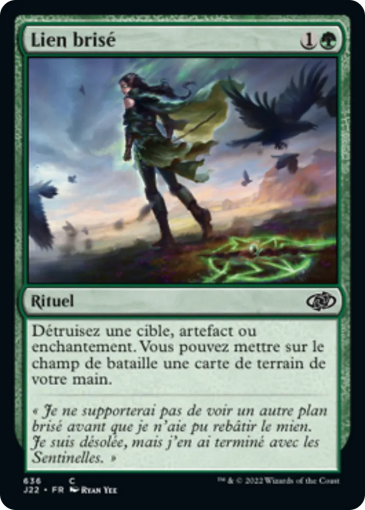 Lien brisé from Jumpstart 2022 - Magic: The Gathering