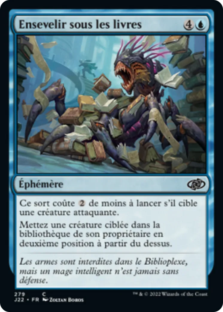 Ensevelir sous les livres — Jumpstart 2022 — Magic: The Gathering