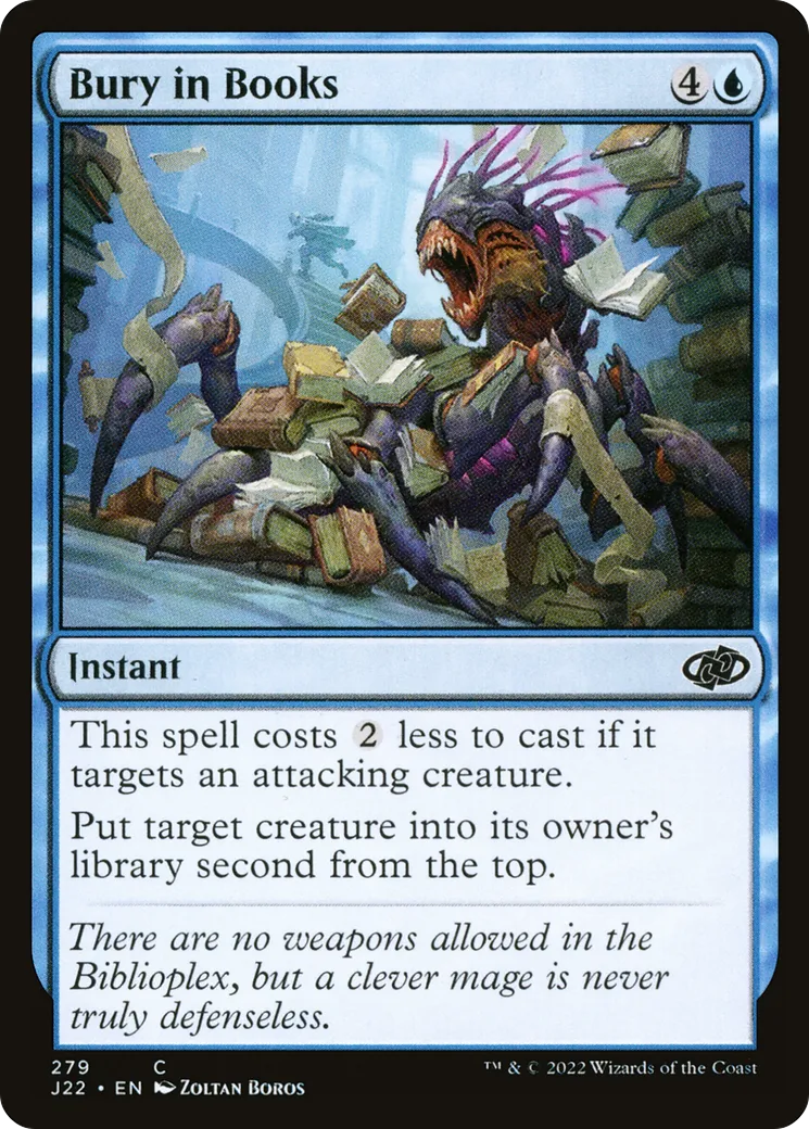 Bury in Books — Jumpstart 2022 — Magic: The Gathering