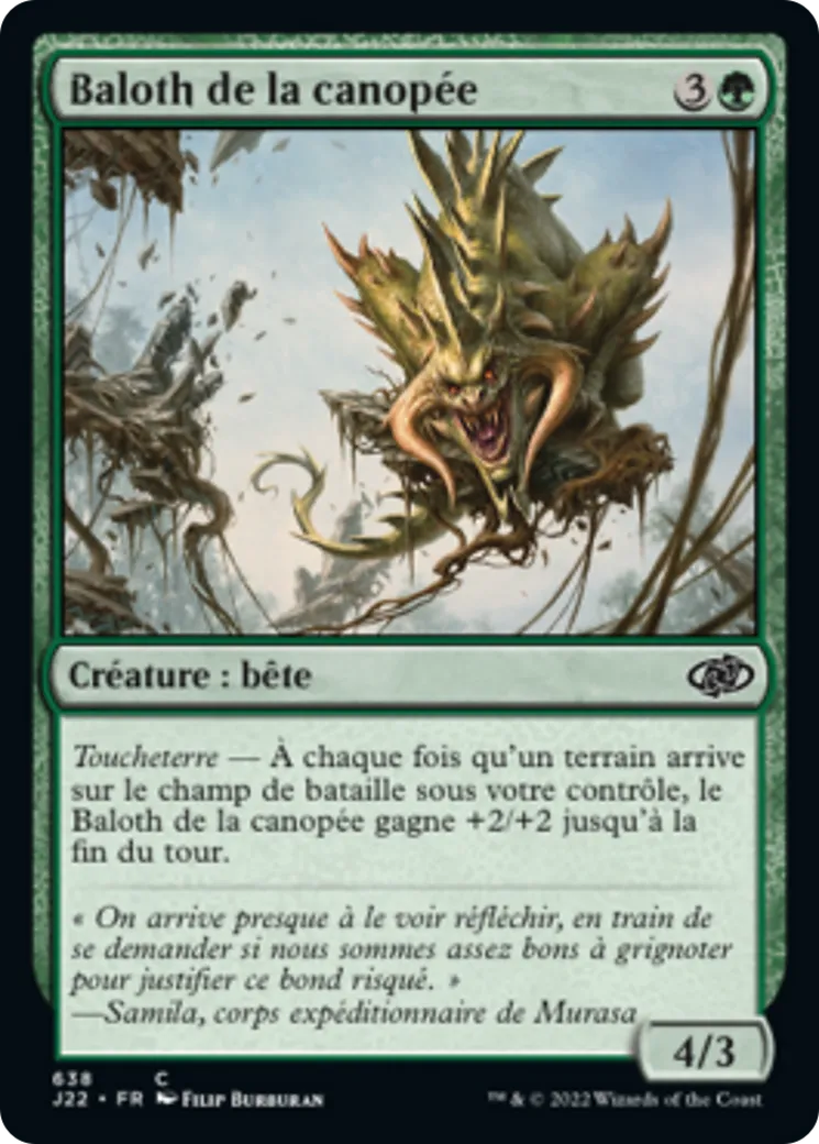 Baloth de la canopée — Jumpstart 2022 — Magic: The Gathering