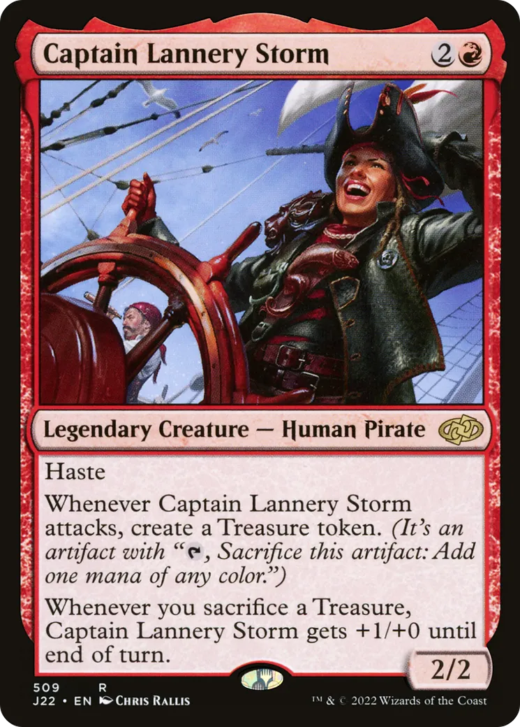 Captain Lannery Storm — Jumpstart 2022 — Magic: The Gathering