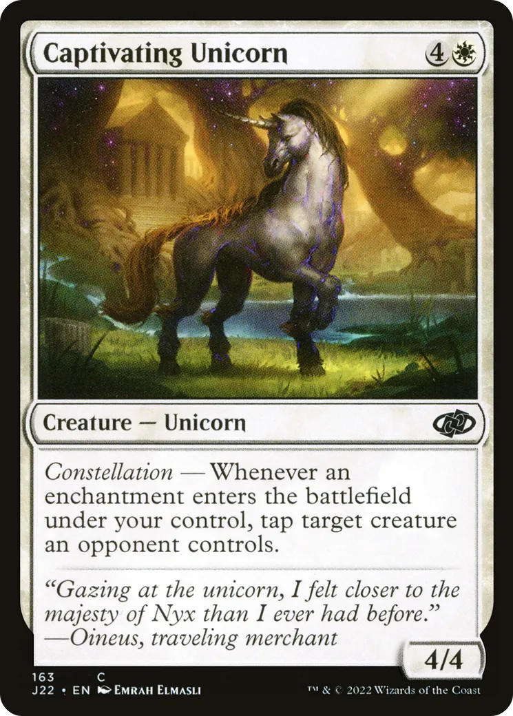 Captivating Unicorn — Jumpstart 2022 — Magic: The Gathering